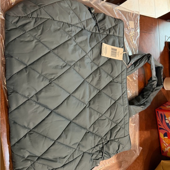 Vera Bradley Handbags - Vera Bradley Dark Slate Quilted Tote